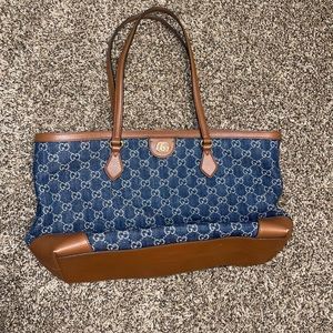 Gucci Denim Medium Ophidia